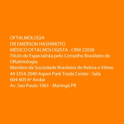 OFTALMOLOGIA DR EMERSON HASHIMOTO